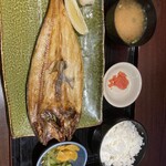 北の味紀行と地酒 北海道 - ほっけ焼き魚定食960円