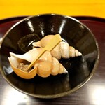 一直 - 白バイ貝の土佐煮