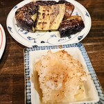 鳥でん - 茄子と鬼おろし