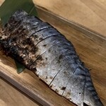 Smoked grilled mackerel