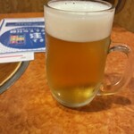 韓国家庭料理 扶餘 - 生ビール（中）