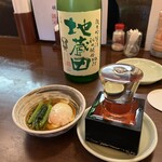 Shouya - 地蔵田純米吟醸酒秋田酵母No.１５とお通し