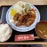 筆柿の里レストラン - 料理写真:唐揚げ定食