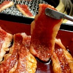 Yakiniku Sanzenri - 赤毛和牛ランチ1400円