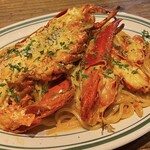 Lobster tomato cream pasta