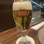 ベルギービール アントワープ セントラル - ステラ・アルトワです。苦味があるラガービールでした。