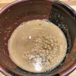 中華蕎麦 とみ田 - スープ割り