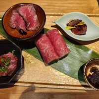 すき焼き 牛しゃぶ 松重 - 