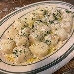 Gnocchi with blue cheese sauce