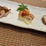 クラヤ カトウ - 前菜3種盛り合わせ