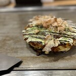 鉄板焼 もんじゃ焼 ひいろ - ふんわり「お好み焼き」