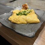 鉄板焼 もんじゃ焼 ひいろ - ここの「だし巻き卵」この出汁をがぶ飲みした(笑)