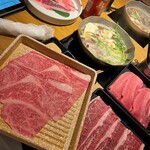 和牛放題の殿堂 秋葉原 肉屋横丁 しゃぶしゃぶ - 