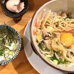 花紋 - 明太子バターまぜそば・追い飯付き