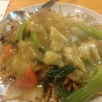 中国料理 鮮菜 - かた焼きそば