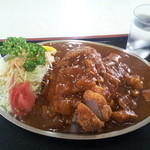 坂本食堂 - 名物のカツカレー。震災復旧後もその味、美味しさは変わりませんでした！写真を見るだけでお腹減ってきた。。。