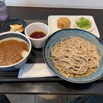 Juuwari Soba Senmon Ten 10Soba - カレー丼セット850円ざるそば大盛選択&玉子天130円