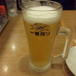 大衆酒場 ホルモン太郎 - 中生ビール
