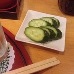 結 - キュウリの漬物