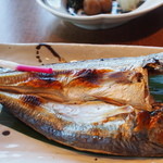 界 阿蘇 - 朝食：鯵の干物