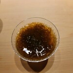 鮨 唐島 - もずく酢でさっぱり