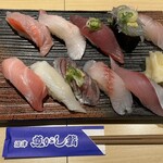 沼津魚がし鮨 江戸前鮨 - 沼津DX握り2780円