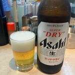 Hizaki Saketen - 瓶ビール大アサヒ