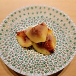 鮨 唐島 - いちじくの胡麻ソース和え