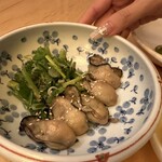 Obanzai Aburiyaki Sake Nana - 広島産牡蠣醤油麹焼き