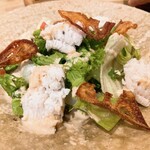 豆腐料理 空野 - 鱧と夏野菜のサラダ(´꒳｀*)