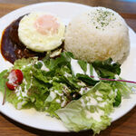 ZERO CAFE STAND - 【ランチ】 デミグラスハンバーグ サラダ・ドリンク付
