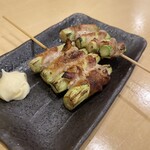 炭火串焼 よね - アスパラ肉巻き