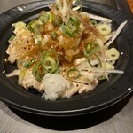 かしわ - 鶏皮ポン酢