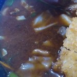 リョーちゃん食堂 - みそかつらーめん（スープ）