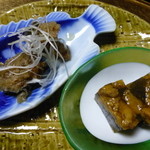 大喜庵 - 2013.09　南蛮漬けと雲丹のジュレ