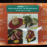 ミクニ マルノウチ - 店頭のメニュ