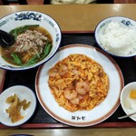 海味館 - エビと玉子のチリソース炒め８００円