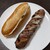 イトキト - 料理写真:【2023年05月】左：ブリーチーズとロースハムのカスクルートサンド＠450円、右：チョコレートとクランベリーとカシューナッツのパン＠300円。