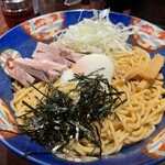 東京煮干屋本舗 - 温玉油そば(ブシ増し)