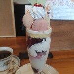 クリクリ - ¥1100フルーツフロマージュパフェ〜2023.9.18