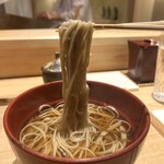 日本橋 蕎ノ字 - ◎がけ蕎麦のつゆも最高！