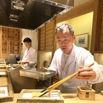 日本橋 蕎ノ字 - ◎車海老の天ぷらからスタート！