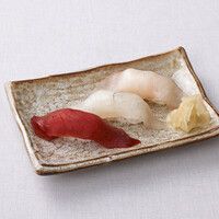 おすすめ寿司　3貫盛り合わせ