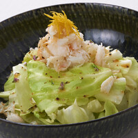 蟹とキャベツのサラダ