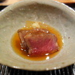 神楽坂 石かわ - みすじ肉のあんかけ