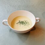 パティスリー パルテール - コーンポタージュの冷たいスープ