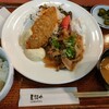 Godan'Ya - 白身魚フライと豚肉生姜焼き　1350円