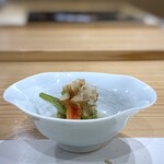 鮨と天草大王 天音 - 夏野菜の煮浸し