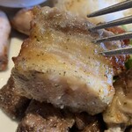 シュラスコレストラン ALEGRIA - 厚切りの豚肩ロース