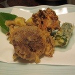 田沢荘 - キノコの天ぷら